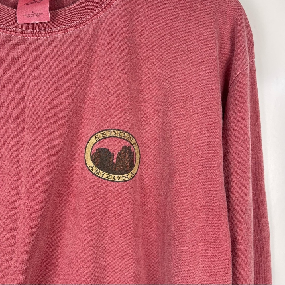 Vintage Long Sleeve T-Shirt Sedona Arizona Graphic Crewneck Size Large Y2K Era - Picture 3 of 8